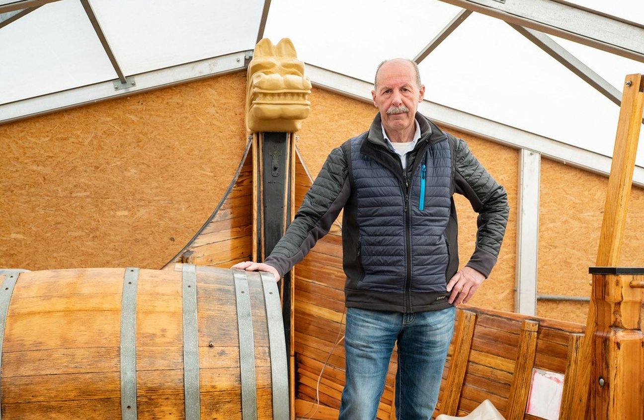 Dieter Heintz (Bürgermeister Neumagen Drohn), auf der Stella Noviomagi