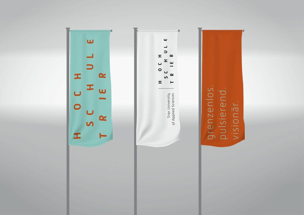 Neues Corporate Design der Hochschule Trier. Foto: Hochschule