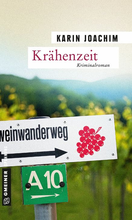 Im idyllischen Ahrtal erholt sich Jana Vogt von ihrem letzten Einsatz als Tatortfotografin bei der Kölner Kripo. Allerdings währt die entspannte Ruhe nicht lange. Kaum hat sie zum ersten Mal ihre Wanderschuhe geschnürt, als ihr Hund Usti in einem Weinberg zwischen Ahrweiler und Marienthal eine Leiche findet. Während der Koblenzer Kommissar Wieland die Ermittlungen aufnimmt, siegt Janas Neugier. Sie beginnt sich umzuhören und erfährt immer mehr über die Ortsgeschichte, nicht ahnend, dass sie damit den Mörder gegen sich aufbringt... »Krähenzeit« von Karin Joachim, 309 Seiten, 9,99 Euro, Gmeiner-Verlag; ISBN: 978-3-8392-1938-6.