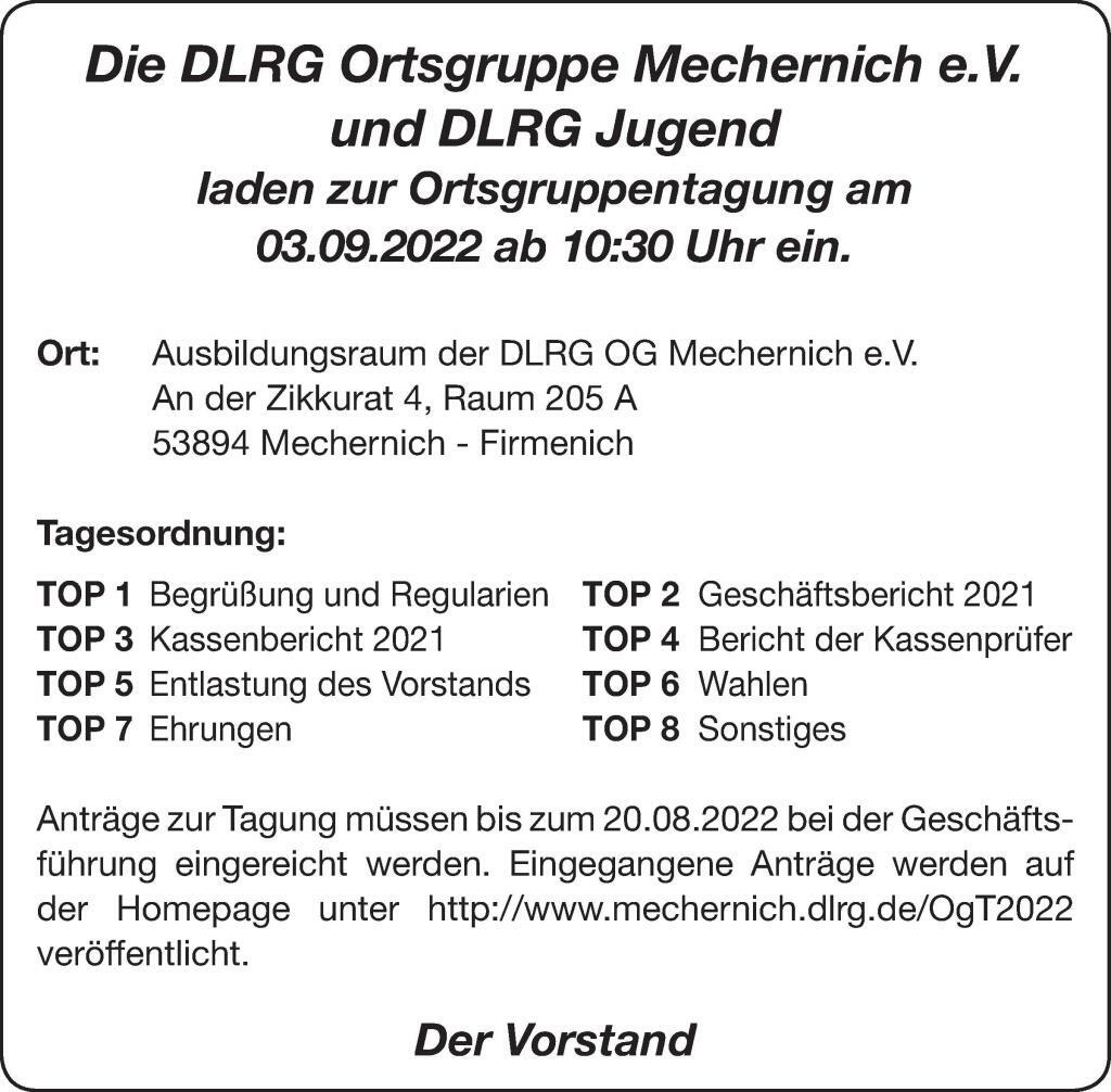 DLRG Ortsgruppe Mechernich