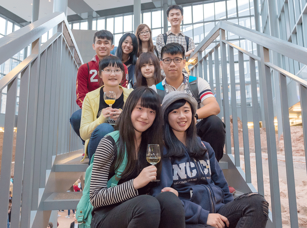 Yi-Ching Hsu, Chia-Sheng Lai und Yun-Che Lee (v.l unten nach rechts).  Foto: Sheila Werner