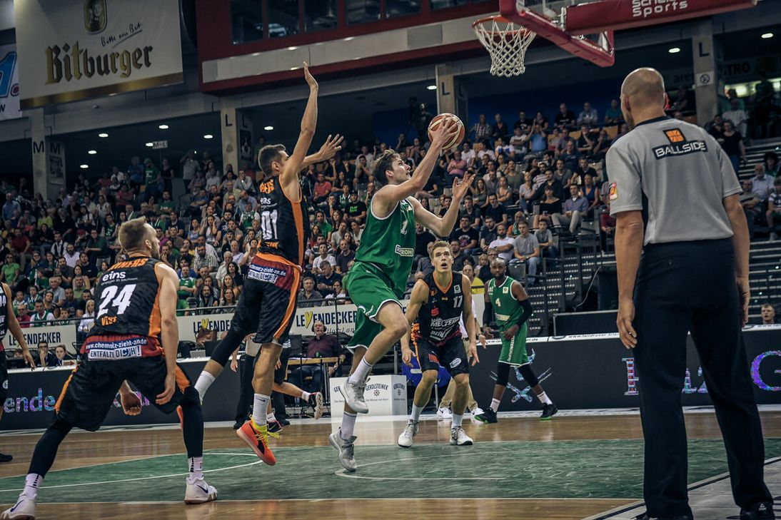 Stefan Ilzhöfer beim Spiel gegen Chemnitz. Foto: Photogroove
