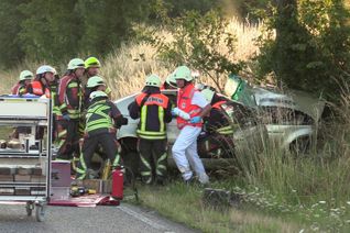 Schwerer Unfall am Morgen bei Birkenfeld. Foto: G. Turina