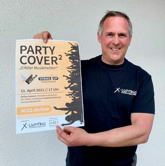 X-Lighting-Inhaber Christoph Leisten will mit dem Onlinekonzert einen Beitrag für die Musikkultur in der Region leisten. Foto: X-Lighting/pp/Agentur ProfiPress