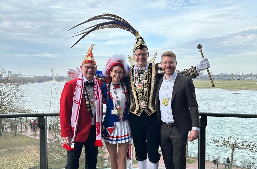 Herrliche Kulisse für den Roetgener Prinzen.