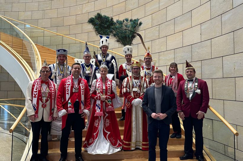 Die Tollitäten aus dem Rurtal und das Dreigestirn aus Kesternich.