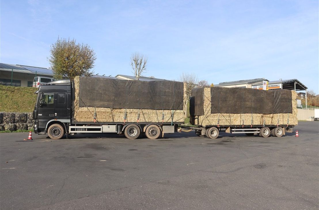 Der kontrollierte Heutransport.