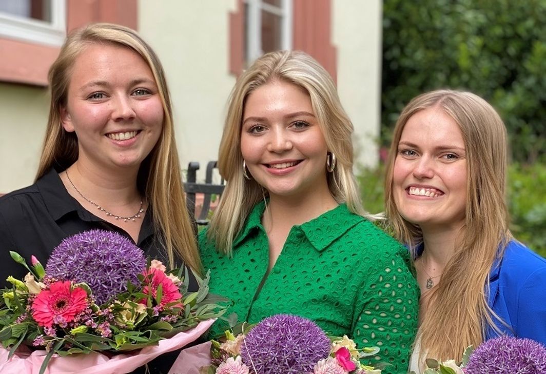 v.l.n.r.: Amelie Fritschle, Franziska Fritzen und Marie-Sophie Schwarz.