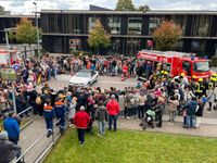 Hochbebtrieb beim Tag der offenen Tür.