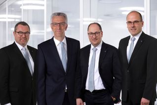 v.l. Peter van Moerbeeck, Erik Gregori, Michael Hoeck und Dr. Michael Wilkes.