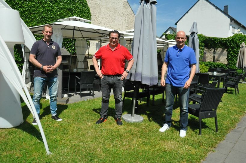 Von links: VG-Bürgermeister Maximilian Mumm, Willy Wolf und Thomas Bleser freuen sich auf den Maifelder "Kultursommer".