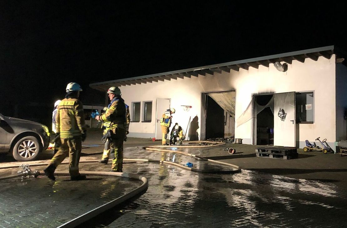 In Birgel brannte eine Garage.