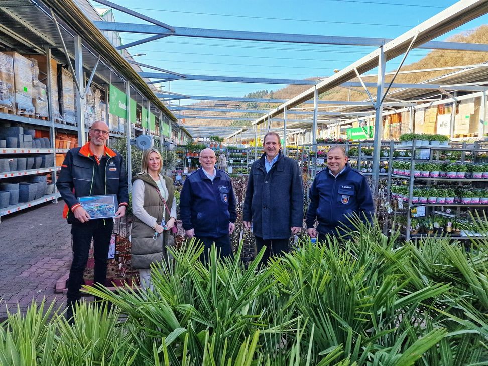 Blüht in neuem Glanze: Der frühlingsfrisch renovierte Globus Baumarkt in Idar-Oberstein. Foto: Sebastian Schmitt