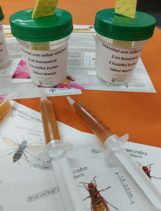Die Locktöpfe und Lockmittel.
