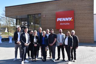 Sie waren bei der Eröffnung des neuen Penny Marktes dabei.