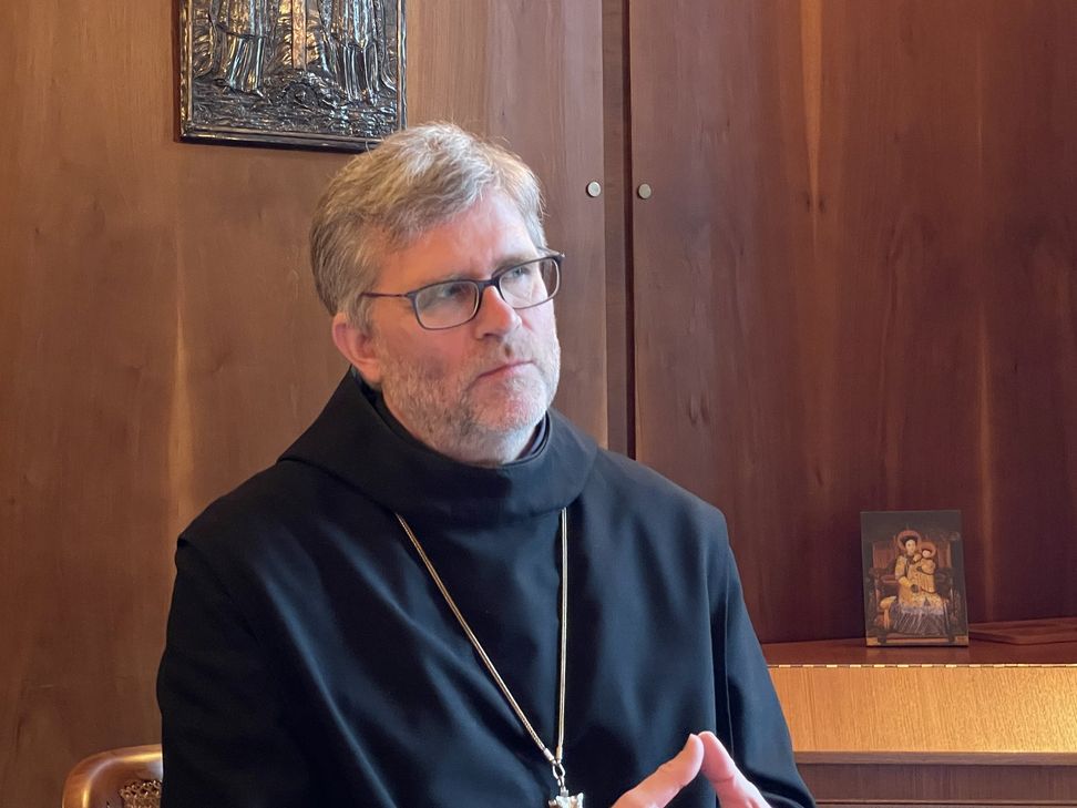 Abt Dr. Mauritius Wilde OSB eröffnet den Reigen der Fastenpredigten.