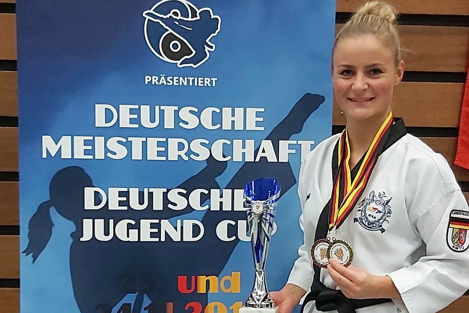 Zwei Meistertitel und eine Bronzemedaille holte Jessica Rau bei den Deutschen Meisterschaften. Foto: Privat
