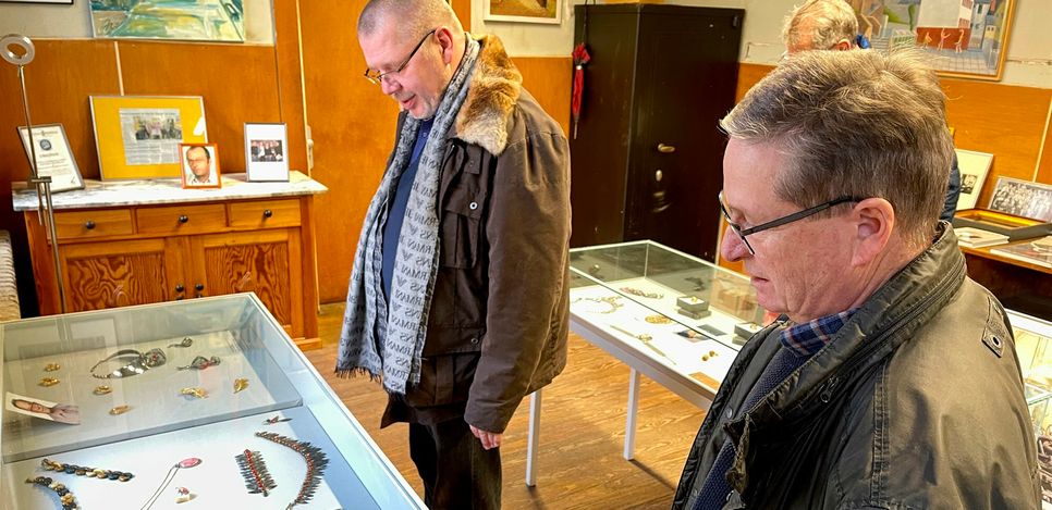 Dr. Joe Weingarten beim Besuch des Bengel-Museums