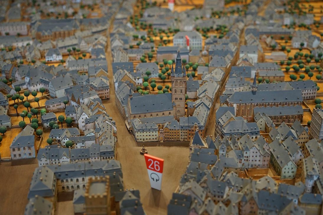 Detail des Stadtmodells "Trier um 1800"