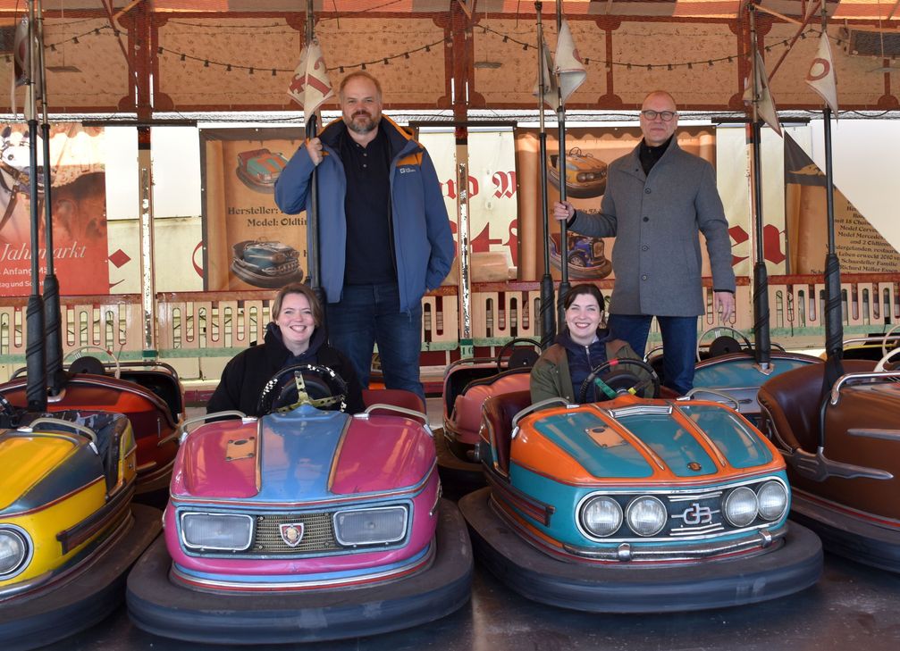 Margarethe Becker (v.li.), Daniel Manner, Anne Karl und Dr. Carsten Vorwig gaben einen Einblick in ein spannendes Museumsjahr.