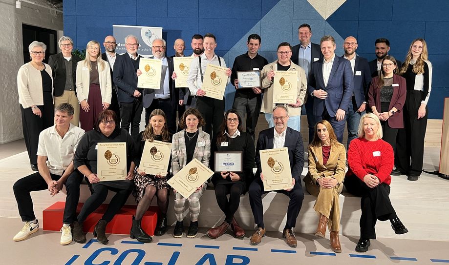 Sie alle freuten sich über die Auszeichnung beim Social Entrepreneur Award 2025.