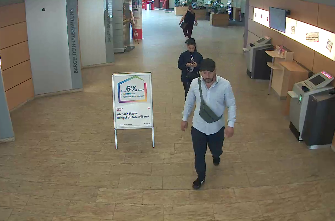 Fahndungsfoto Person 1 (Mann)