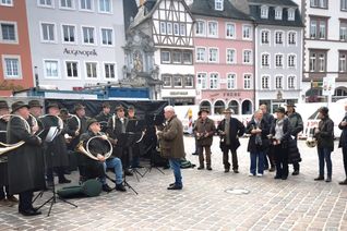 Auftritt auf dem Hauptmarkt