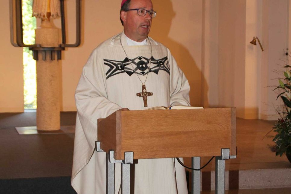 Bischof Dr. Stefan Ackermann sprach bei der Tagung der Caritas. Foto: FF