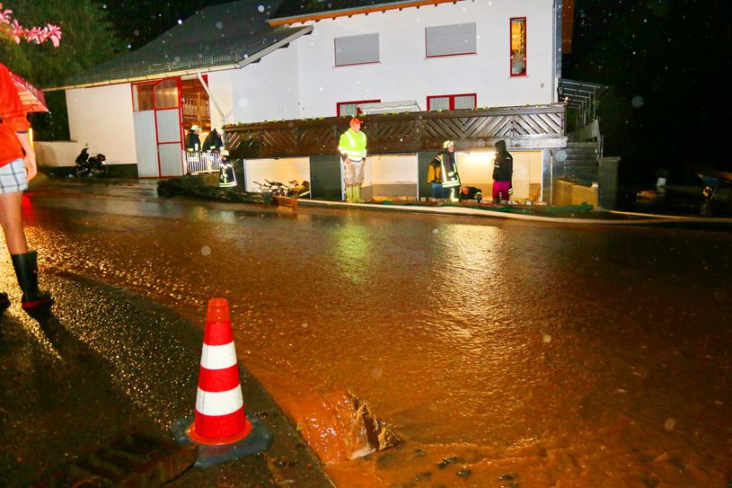 Dramatische Szenen in Limbach. Foto: Schmitt