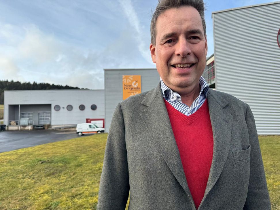 "Wir können uns auch vorstellen, dass hier eine offene Kantine entsteht, in der wir unsere Produkte  anbieten", sagt Matthias Krön, CEO der "New Originals Company GmbH". .