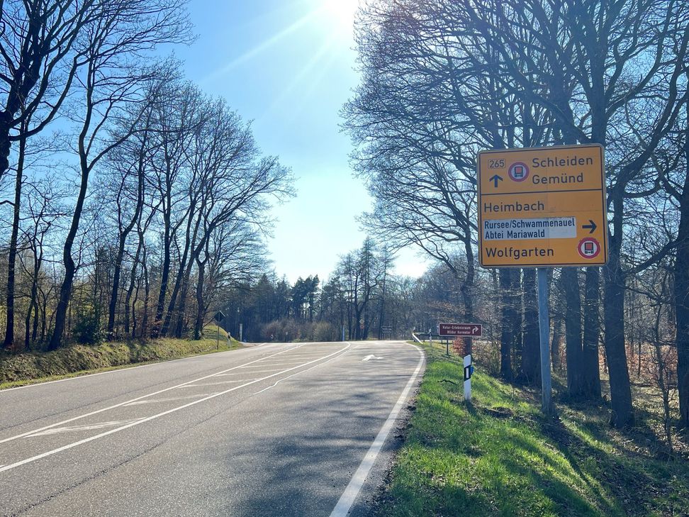 Die B265 zwischen Schleiden-Gemünd und Abzweig Wolfgarten ist Donnerstagvormittag gesperrt