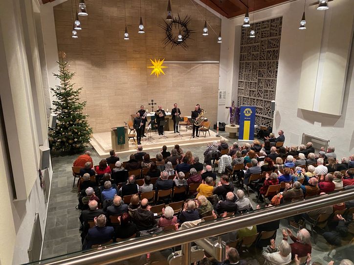 Mainzer Dombläser Konzert in der Johanneskirche im Januar 2024