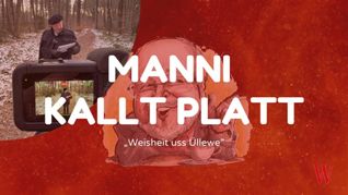 Uedelhoven in den Blankenheimer »Highlands« wird »Üllewe« genannt. Und Manni weiß einige Redensarten in diesem Dorf.