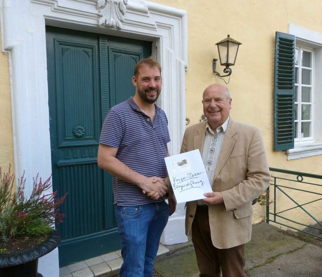 Max von Kunow (links) und Hartmut Schwiering. Foto: FF