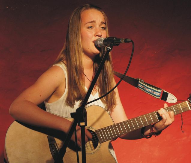 Auch Janine Wagner hat bereits an einem Singer-und Songwriter Slam teilgenommen und diesen gewonne. Foto: FF