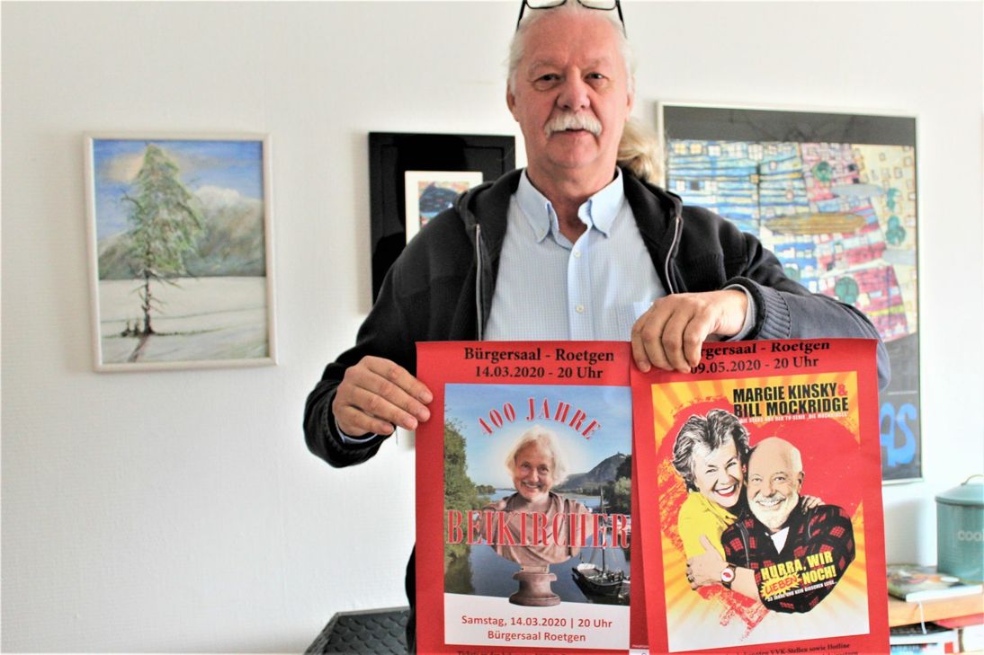 »Sie waren in diesem Jahr schon  avisiert, Konrad Beikircher und auch Margie Kinsky & Bill Mockridge«, sagt Norbert Siebertz mit Blick auf das neue Programm.