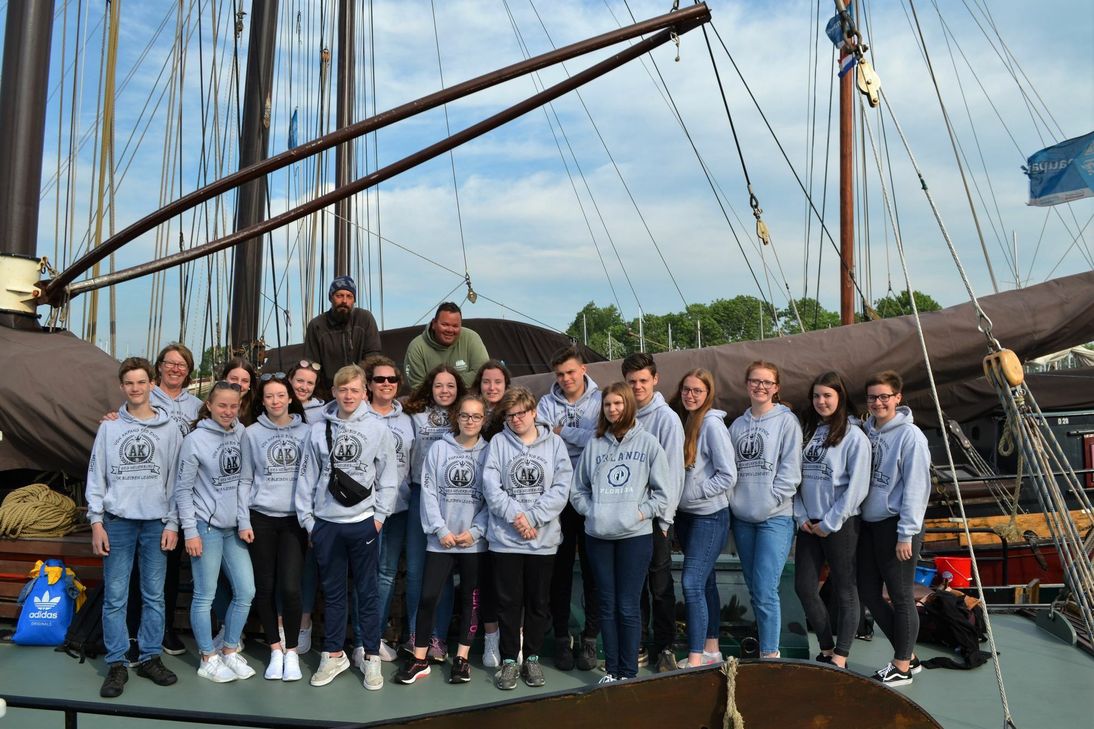 Klassenfahrt der besonderen Art: Ein Segeltörn auf dem Ijsselmeer. Foto: FF