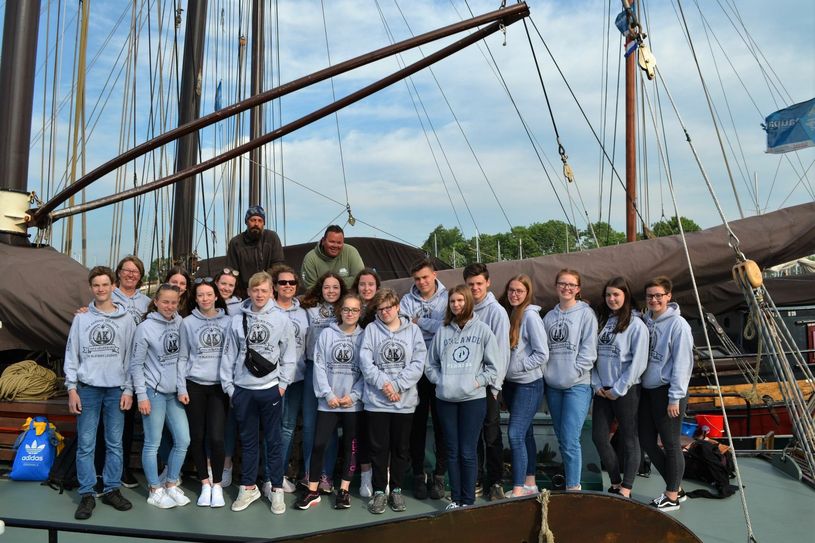Klassenfahrt der besonderen Art: Ein Segeltörn auf dem Ijsselmeer. Foto: FF