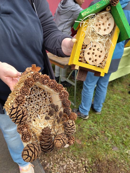 Kinder ab 6 Jahren   gestalten am Samstag, 17. Oktober, von 14 bis 16.30 Uhr eigene Nisthilfen für Insekten.  am Keltentor Otzenhausen. Anmeldung unter 06503/9214-0 erforderlich. Foto: Naturpark SH