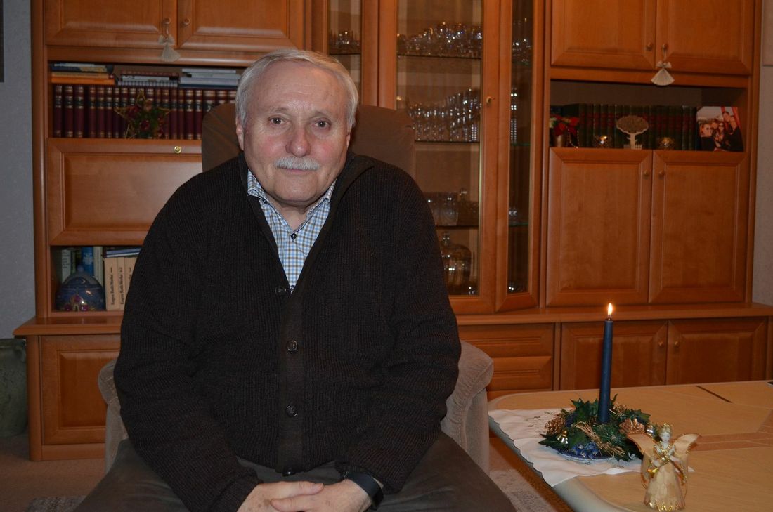 Ein weihnachtlichen Gruß von Josef Peil. (Foto: Andreas Bender)