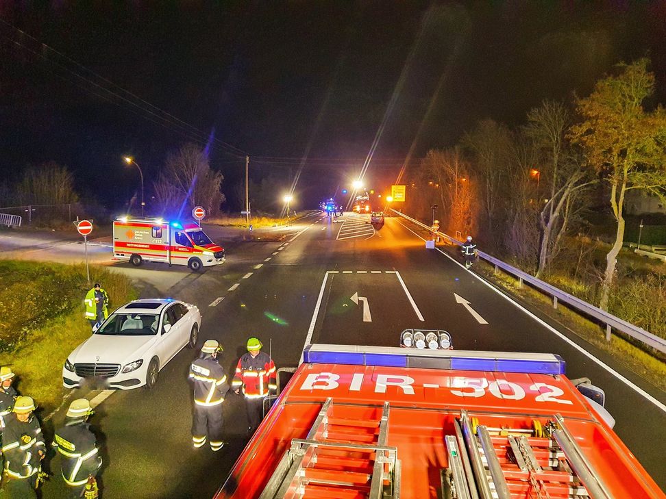 Schrecklicher Unfall am Abend in Weierbach. Foto: Schmitt