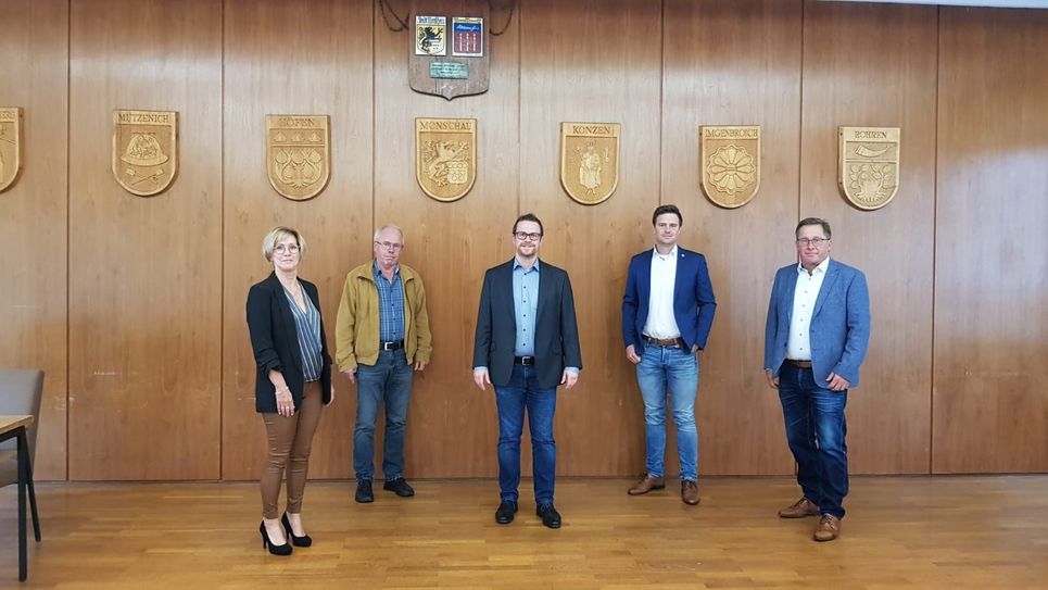 Von links: Marlene Ungermann, Hilmar Weber, Micha Kreitz, Maik Gabbert und Benno Palm.  Foto: privat