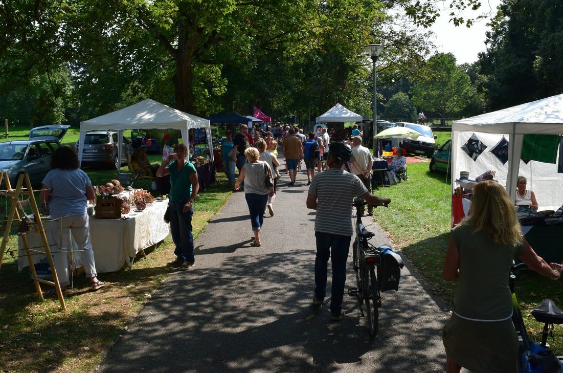Der Kunsthandwerkermarkt. Foto: Scholl