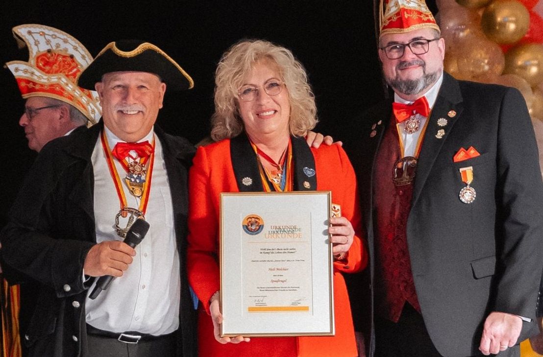 Spaaßvugel-Orden für Hedi Melchior