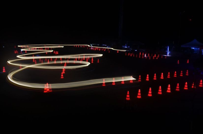 Schlussakkord beim HAC mit dem Nachtkartslalom.