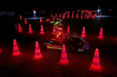 Schlussakkord beim HAC mit dem Nachtkartslalom.