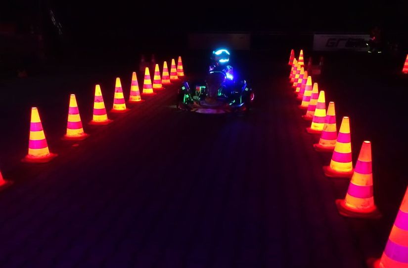 Schlussakkord beim HAC mit dem Nachtkartslalom.