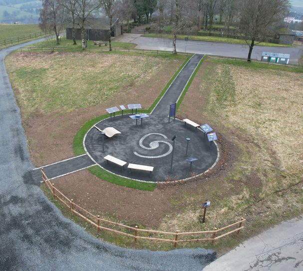 Der Blick auf den neuen SternenBlick "Sternenstaub" aus dem Orbit ...