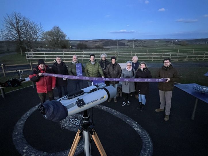 In Kronenburg wurde der SternenBlick »Sternenstaub« eingeweiht.