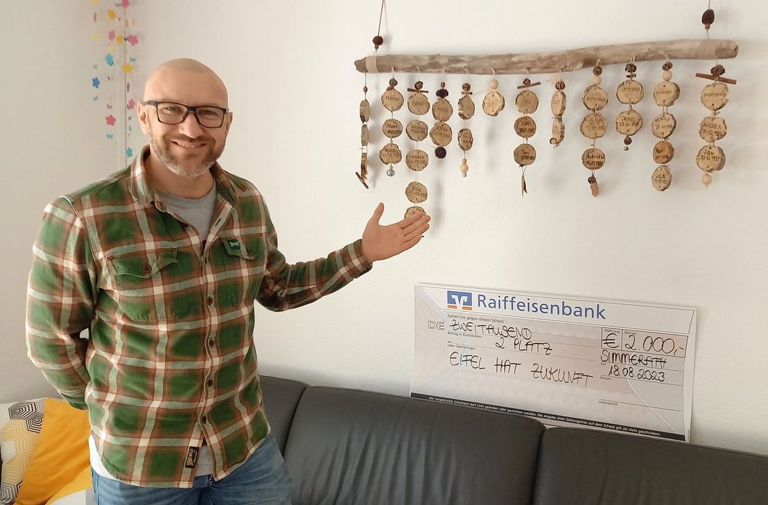Teamleiter Patrick Scheuer würde sich über wohlwollende Spenden für die Einrichtung »6 simmer« in Simmerath freuen und hofft, dass es Nachahmer gibt, die Wohnraum für Menschen mit Behinderung schaffen.